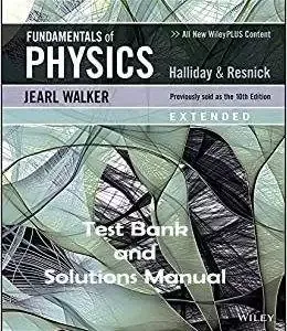 Fundamentals-of-Physics-Extended-11e-testbank-solutions