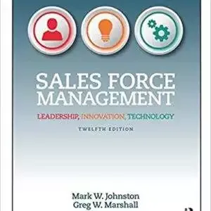 Sales Force Management: Leadership, Innovation, Technology (12th Edition) - eBook