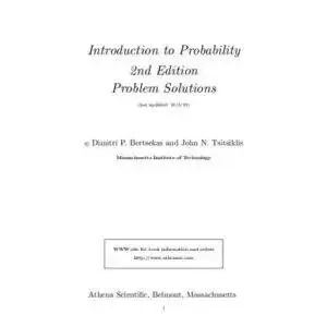 Introduction To Probability 2nd edition solutions