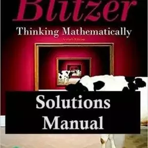 Thinking Mathematically (7th Edition) - Solutions Manual